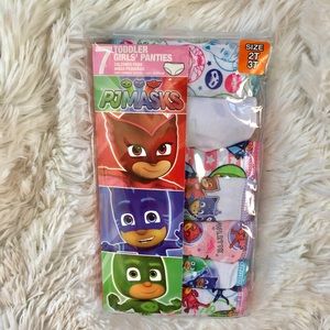 New with tag TODDLERS PJMASKS 7 pack GIRLS Panties